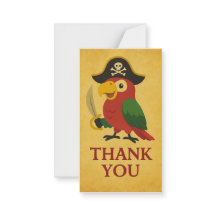 Ruw Goud Nautisch Piraat Parkiet Bedankt