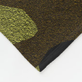 Ruw Groen Camo Militaire Custom Fleece Dekens (Hoek)