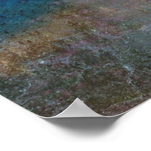 Ruw Grunge Texture Artwork | POSTER (Hoek)