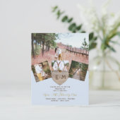 Ruw hout gegraveerde hart FOTOCOLLAGE BUDGET (Staand voorkant)