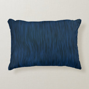 Ruw Hout Graan Achtergrond Diep Blauw Accent Kussen