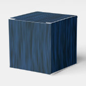 Ruw Hout Graan Achtergrond Diep Blauw Bedankdoosjes (Voorkant Zijde)