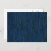 Ruw Hout Graan Achtergrond Diep Blauw Briefkaart (Voorkant / Achterkant)