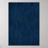 Ruw Hout Graan Achtergrond Diep Blauw Poster (Voorkant)