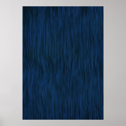 Ruw Hout Graan Achtergrond Diep Blauw Poster (Voorkant)