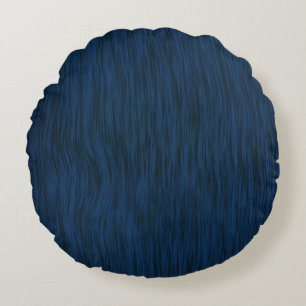 Ruw Hout Graan Achtergrond Diep Blauw Rond Kussen