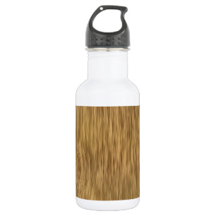 Ruw Hout Grain Achtergrond in natuurlijke kleur Waterfles