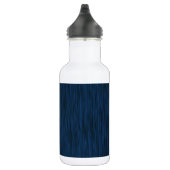 Ruw Hout Grain Background in Deep Blue Waterfles (Rechts)