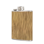 Ruw hout in natuurlijke afwerking heupfles (Links)