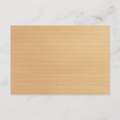 Ruw hout paarse bloem in glazen pot veiligheidsmaa informatiekaartje (Achterkant)