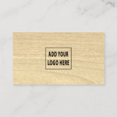 Ruw Houtbewerker Bouw Timmerwerk Klusjesman Visitekaartje (Achterkant)