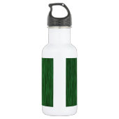 Ruw Houtkorrel Achtergrond - Groen Waterfles (Achterkant)