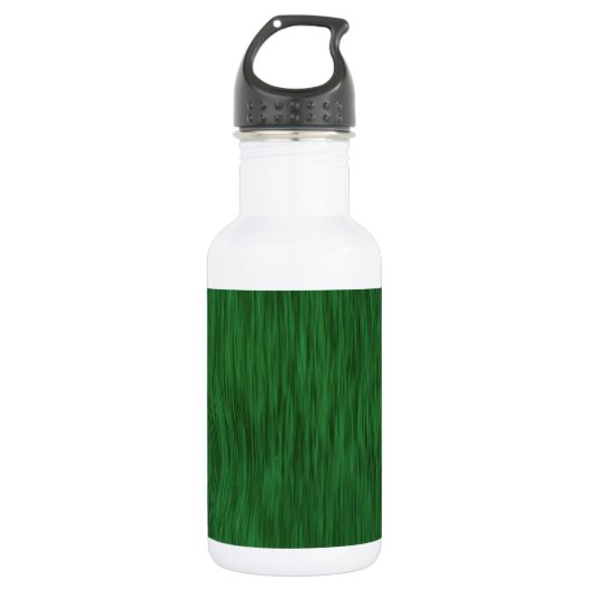 Ruw Houtkorrel Achtergrond - Groen Waterfles (Voorkant)