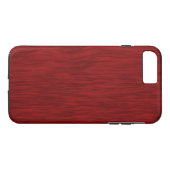 Ruw Houtkorrel Achtergrond - Rood Case-Mate iPhone Case (Achterkant (Horizontaal))