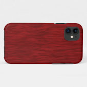Ruw Houtkorrel Achtergrond - Rood Case-Mate iPhone Case (Achterkant (horizontaal))