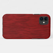 Ruw Houtkorrel Achtergrond - Rood Case-Mate iPhone Case (Achterkant (horizontaal))