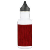 Ruw Houtkorrel Achtergrond - Rood Waterfles (Rechts)