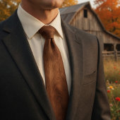 Ruw Houtnerf Stropdas