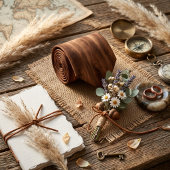 Ruw Houtnerf Stropdas