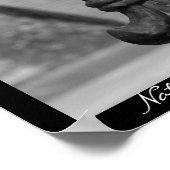 Ruw ijzer Fleur de lis Natchitoches Poster (Hoek)