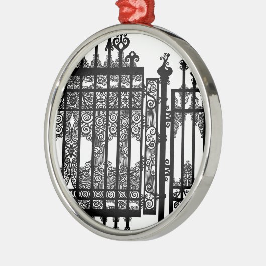 Ruw ijzer metalen ornament (Links)