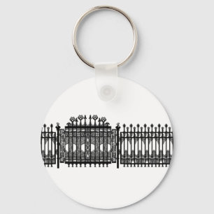 Ruw ijzer sleutelhanger