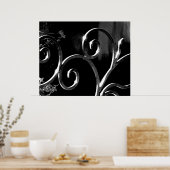 Ruw ijzerdecor poster (Keuken)