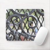 Ruw ijzergewas Bovenaan West Side New York NYC Muismat (Met muis)