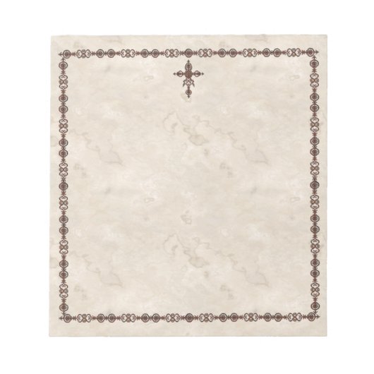 Ruw IJzerkruis Notitieblok (Voorkant)