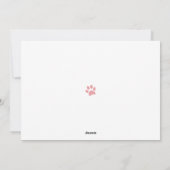 Ruw jaar 2025 Wat een pluizenpret Mopshond foto va Feestdagenkaart (Achterkant)