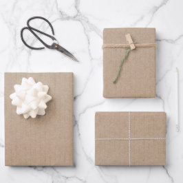 Ruw kraftpapier blanco sjabloon op maat inpakpapier vel