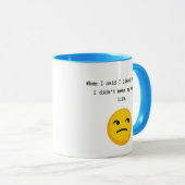 Ruw leven mok (Voorkant rechts)