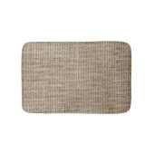 Ruw linnen: natuurlijke getextureerde stof. badmat (Voorkant)