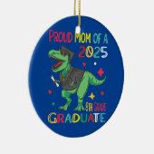 Ruw mam A klasse 2025 8e klasse Afstuderen Keramisch Ornament (Rechts)