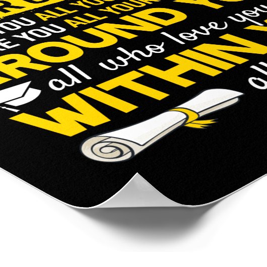 Ruw mam van 2022 senior Afstuderen senior 22 Poster (Hoek)