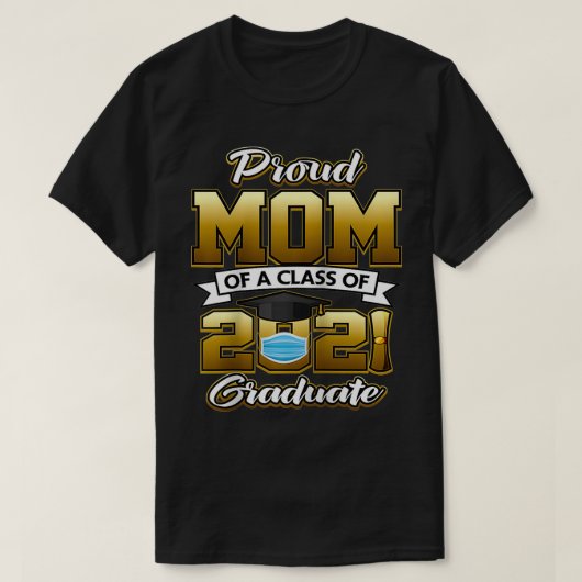 Ruw mam van een 2021-klasse van 2021 Tassel T-shirt (Design voorkant)