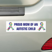 Ruw mam van een Autistisch Kind Bumpersticker (Op auto)