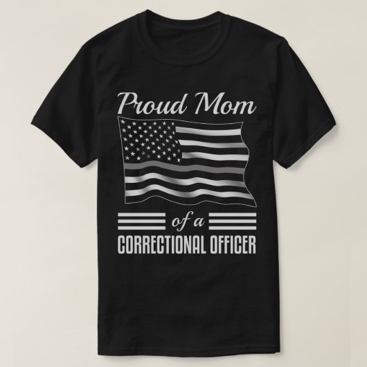 Ruw mam van een correctieambtenaar t-shirt (Design voorkant)