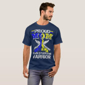 Ruw mam van een 'Down Syndrome Warrior Costume' T-shirt (Voorkant volledig)