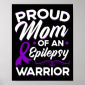Ruw mam van een epilepsievleur Epilepsy Awarenes Poster (Voorkant)