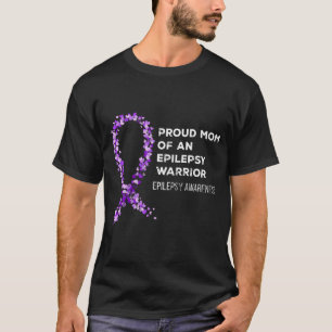 Ruw mam van een epilepsievleur Epilepsy Awarenes T-shirt