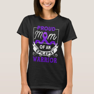 Ruw mam van een epilepsievleur Epilepsy Awarenes T-shirt