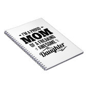Ruw mam van een Geweldige dochter Notitieboek (Rechterzijde)