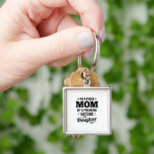 Ruw mam van een Geweldige dochter Sleutelhanger (Hand)