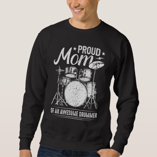 Ruw mam van een Geweldige drummer moeder van drum Trui (Voorkant)