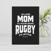 Ruw mam van een Geweldige Rugby-speler Kaart (Staand voorkant)