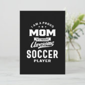 Ruw mam van een Geweldige voetbalspeler Kaart (Staand voorkant)