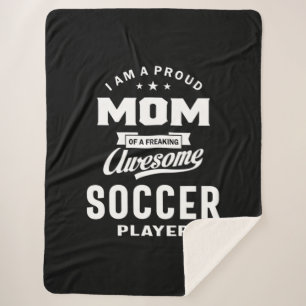 Ruw mam van een Geweldige voetbalspeler Sherpa Deken