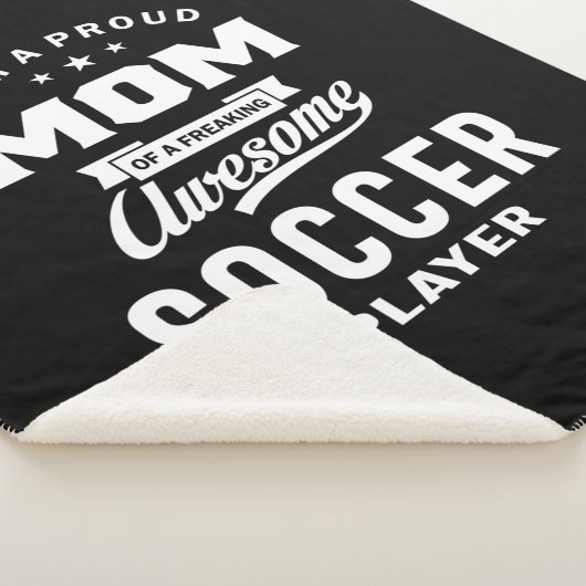 Ruw mam van een Geweldige voetbalspeler Sherpa Deken (3/4)