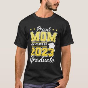 Ruw mam van een klasse van 2023 Afstuderen Afstude T-shirt